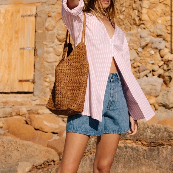 Yse Paris (*not Sezane) Rosalia Basket Bag - Picture 2 of 5